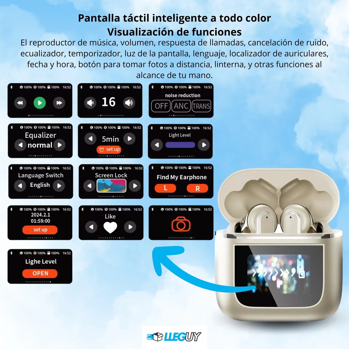 🎧 Originales Auriculares con Pantalla : Siente el Sonido, Mira la Magia