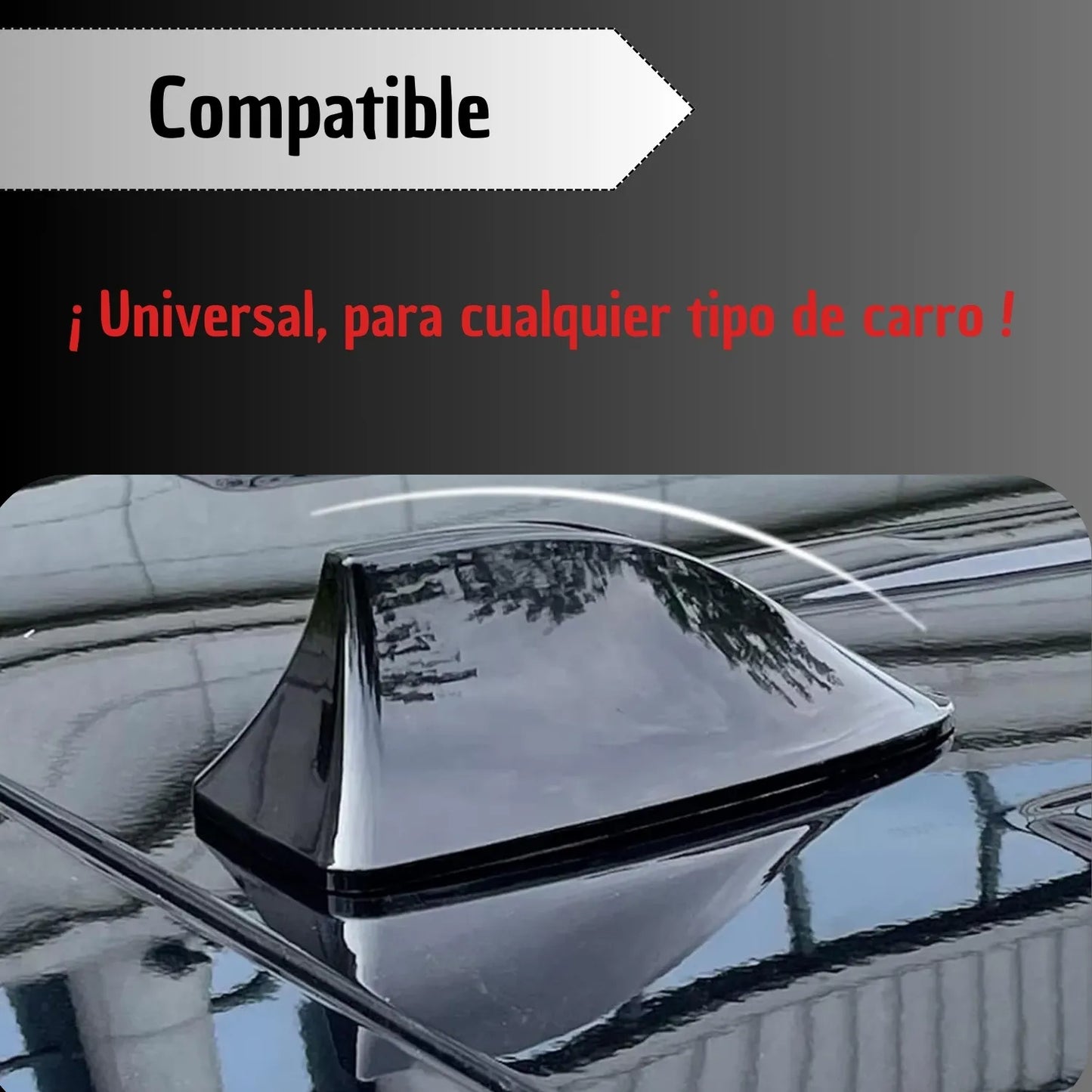 Antena TiburonX™ - Diseño Aerodinámico & Señal Mejorada 🚗💨