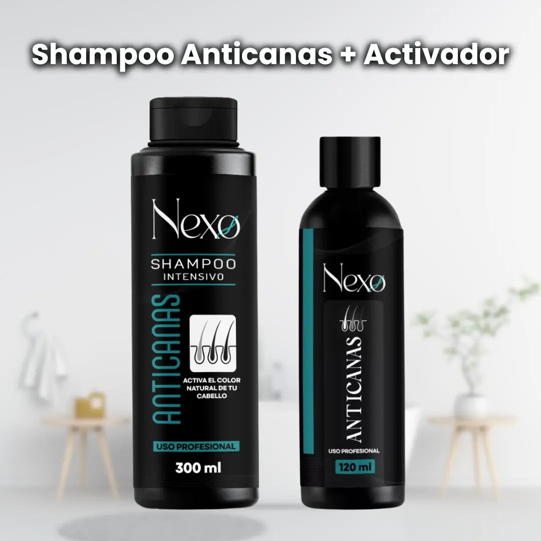 Shampoo Anti canas + Tratamiento Activador