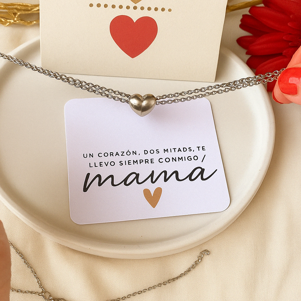 MOM-LOVE – Collar de Amor Infinito para Mamá