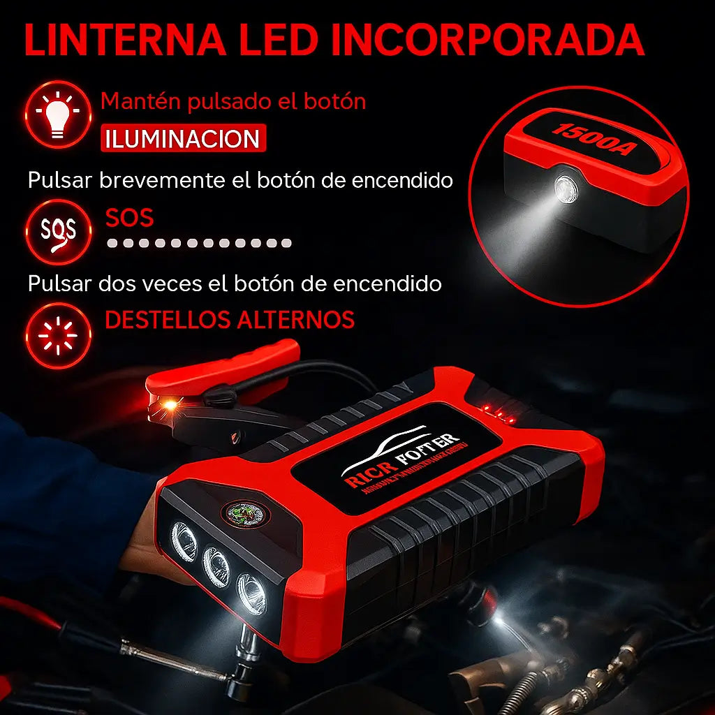 Cargador Inteligente Batería + Juego Copas Raches Kit Herramientas de regalo