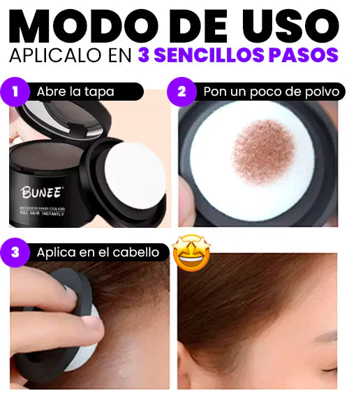 BUNEE® Elimina canas y raíces en segundos + Peine Toppik de REGALO