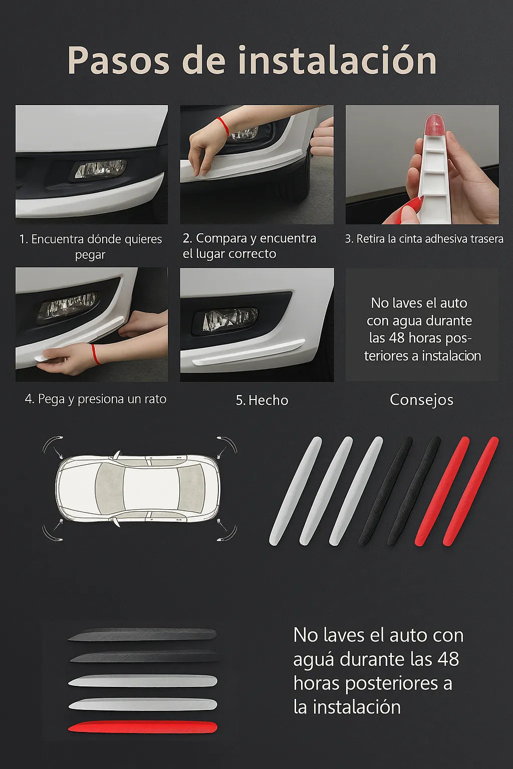 Protectores Bumper® Parachoques Universal (2 Un)