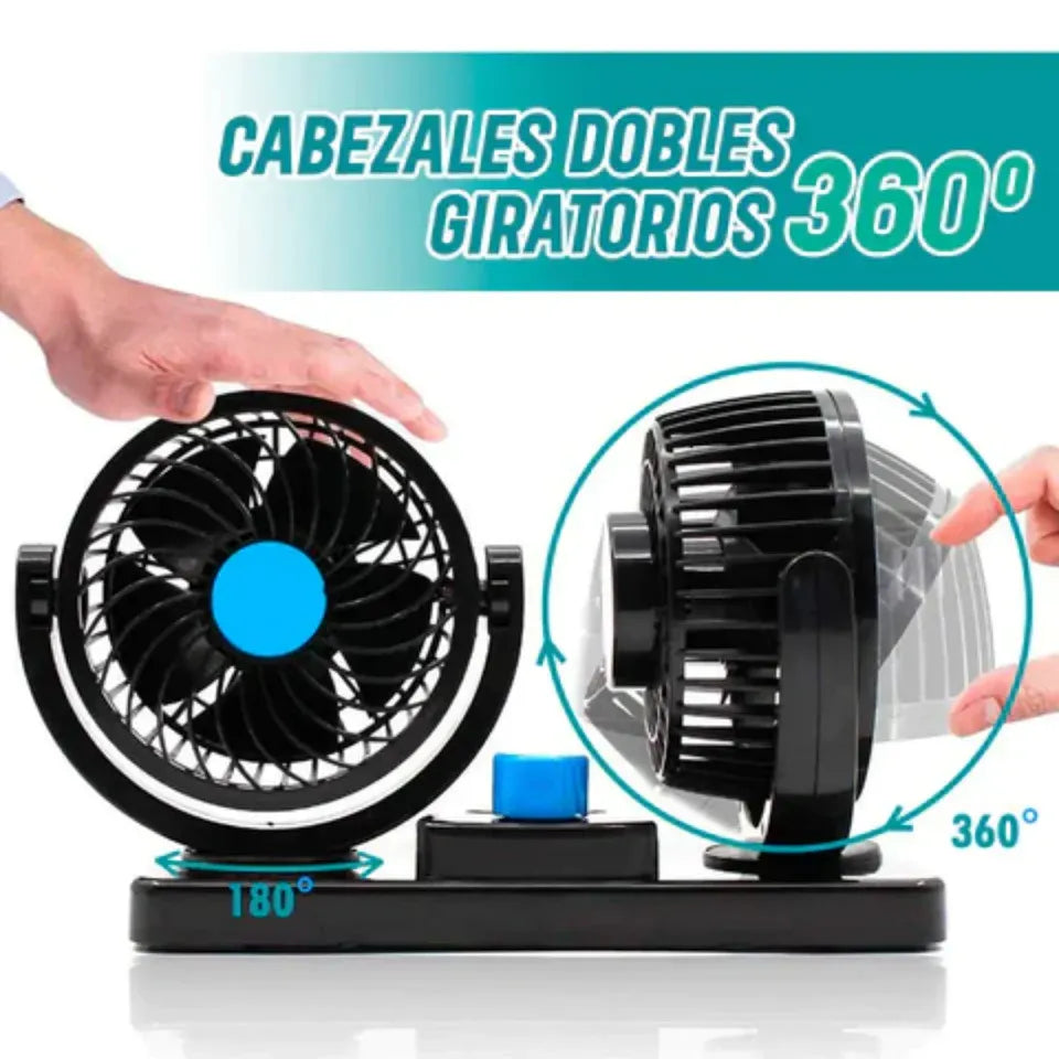 Ventilador 2 en 1 para el carro