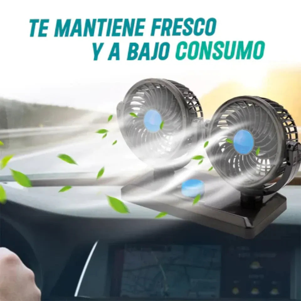 Ventilador 2 en 1 para el carro