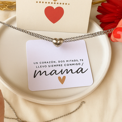 MOM-LOVE – Collar de Amor Infinito para Mamá