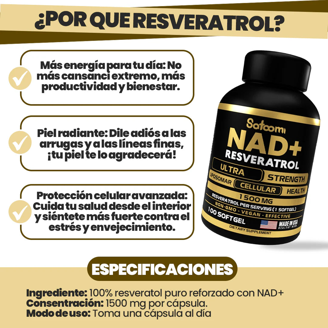 NAD + RESVERATROL