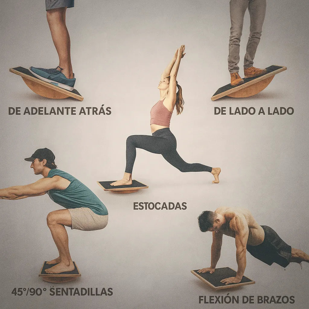 Tabla de balance antideslizante - hacer ejercicio nunca fue tan divertido