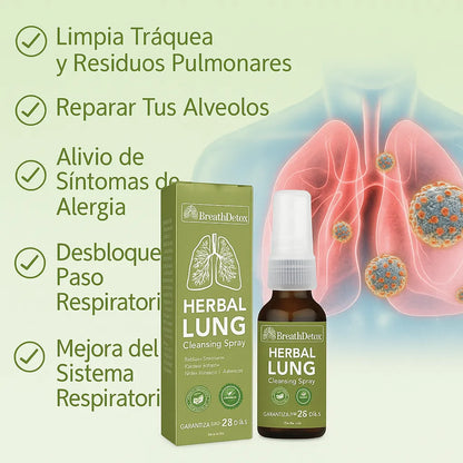 Respira libre en semanas con HERBAL LUNG (30ML) 🫁