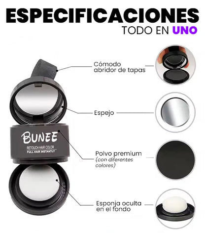 BUNEE® Elimina canas y raíces en segundos + Peine Toppik de REGALO