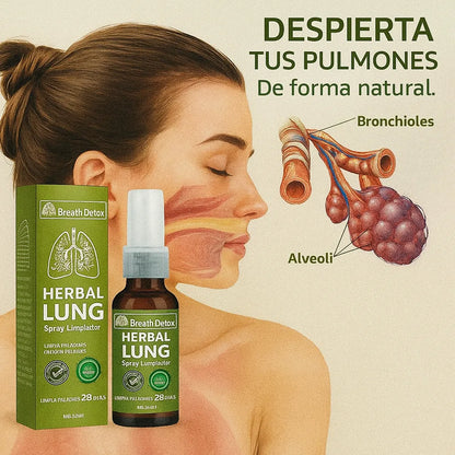 Respira libre en semanas con HERBAL LUNG (30ML) 🫁