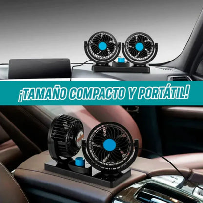 Ventilador 2 en 1 para el carro